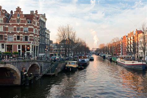 Amsterdam canals view — Stock Photo © dvoevnore #3765004