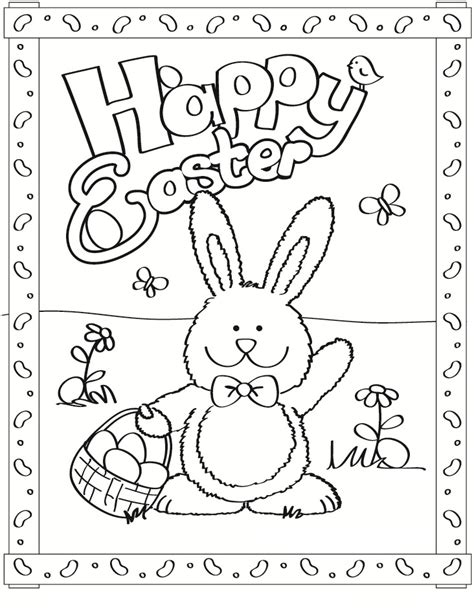 Free Printable Easter Bunny Coloring Pages For Kids