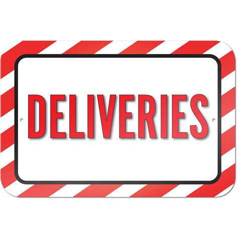 Deliveries Sign - Walmart.com