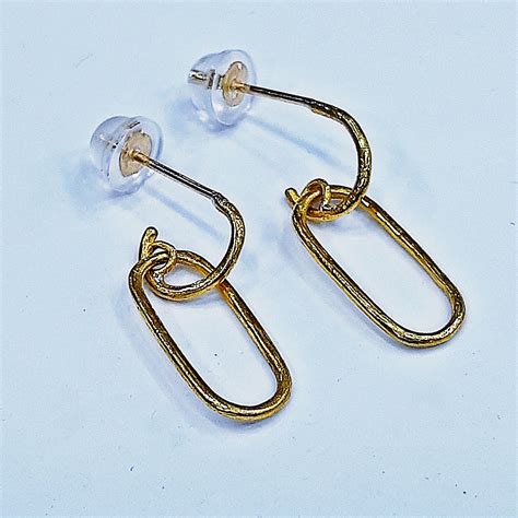 24k pure gold earrings Pure Gold, Gold Earrings, Jewels, Pure Products ...