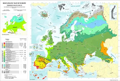 Bioclimatic Map & Biogeographical regions of Europe - Vivid Maps