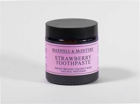 NZ-Made Organic Strawberry Toothpaste for All Ages – Maxwell & McIntyre ...