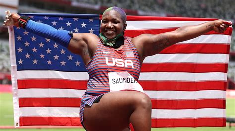 Watch: USA's Raven ‘Hulk' Saunders Takes Shot Put Silver Medal In Style ...