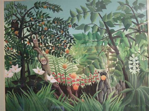 Rousseau Jungle - Lessons - TES Teach Canvas Painting Landscape, Tree Painting, Oil Painting On ...