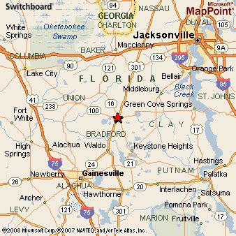 Where is Starke, Florida? see area map & more