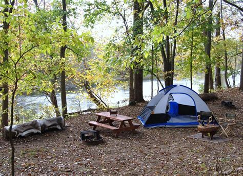 Luray Virginia Riverfront Tent Camping Shenandoah Valley