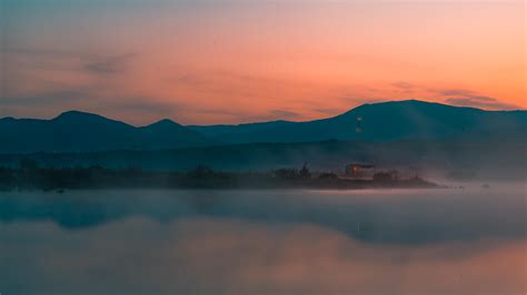 [OC] Autumn sunrise on the lake. Any critique is welcome. : r ...