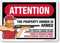 Gun Owner Signs