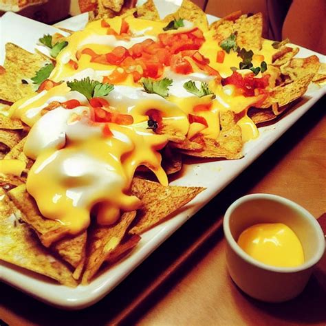 Premium Photo | Delicious mexican nachos cheesy texmex nachos with cheese