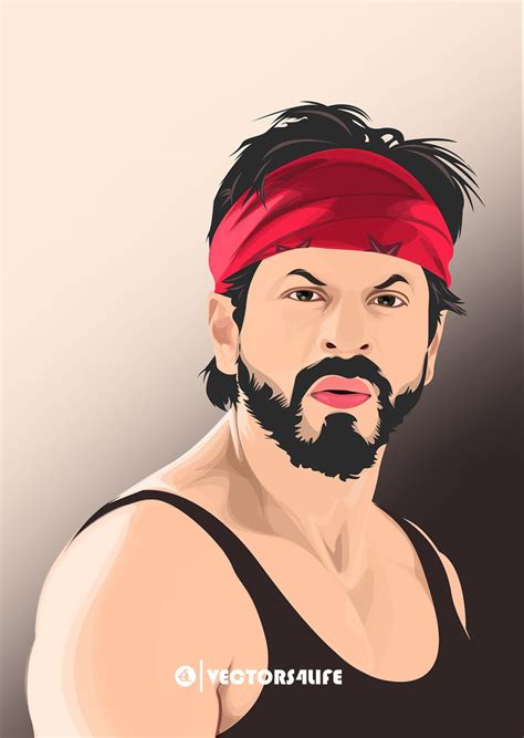 Vector Illustration - Shahrukh Khan, Dilwale on Behance