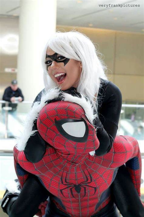 Black Cat & Spider-Man cosplay | Cosplay outfits, Male cosplay, Marvel cosplay