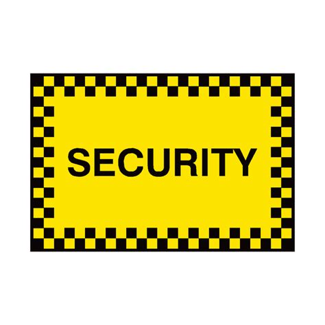 General Security Sign | Safety-Label.co.uk