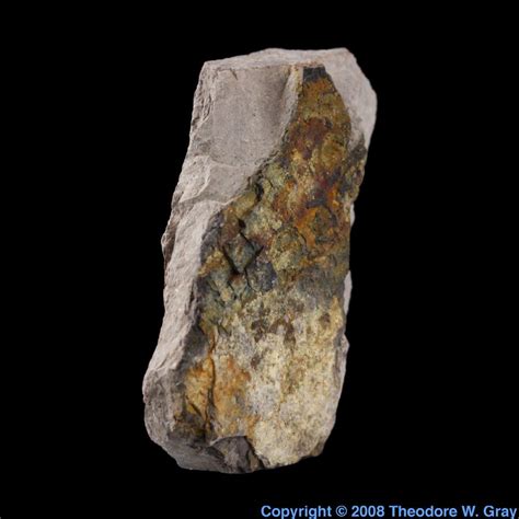 K-T Boundary Clay, a sample of the element Iridium in the Periodic Table