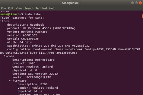 Get Linux System and Hardware Details on the Command Line – VITUX