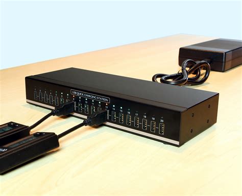 USB Charging Station - 20 Port Quick USB Charging - Coolgear