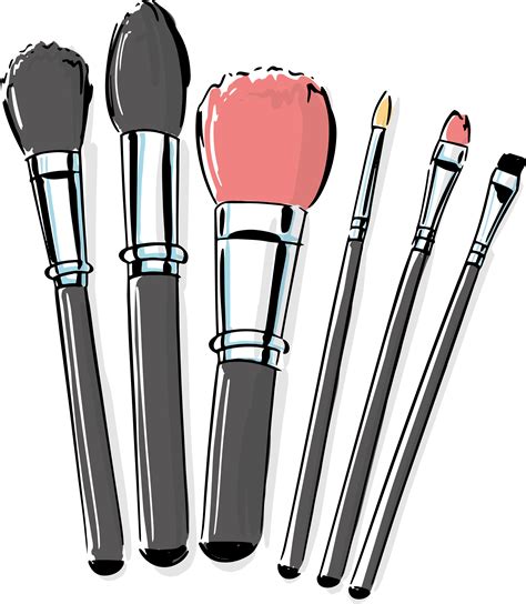 Download Cosmetic Vector Makeup Brush Clipart (#2804325) - PinClipart