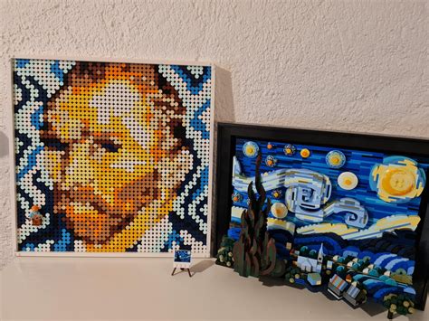 Lego art 21226 MOC: Van Gogh self-portrait : r/lego