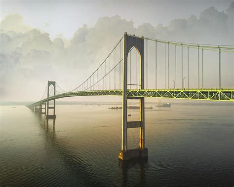 The Newport Bridge Photograph by Shawn Boyle - Fine Art America