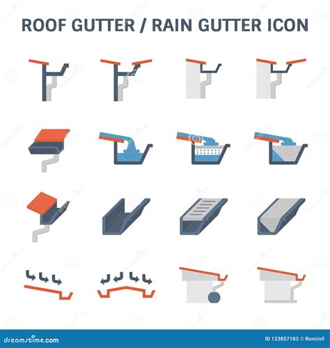 Roof Gutter Icon Vector Illustration | CartoonDealer.com #102323002