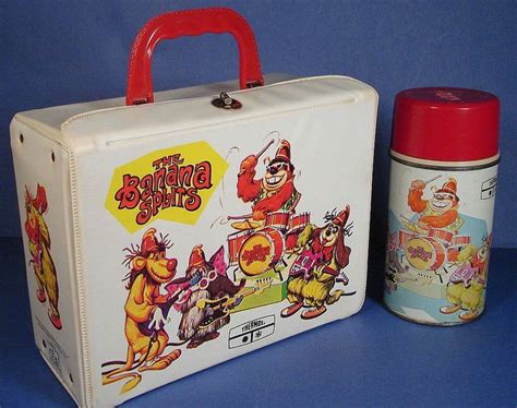 1968 Banana Splits Vinyl Lunch Box with Thermos | Vintage lunch boxes, Retro lunch boxes, Lunch box