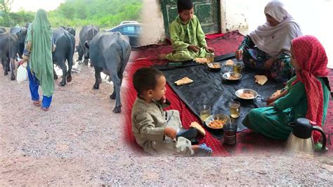 Village life in Pakistan pendi | Grandma recipe in Breakfast | Rural Life of people | Daily ...