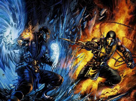 Mortal Kombat Scorpion vs Sub-Zero Wallpapers - Top Free Mortal Kombat ...