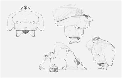 Sumo Characters Concept on Behance