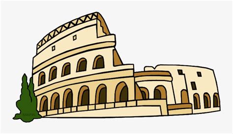 Rome Clip Art By Phillip Martin - Colosseum Clipart Transparent PNG - 804x450 - Free Download on ...