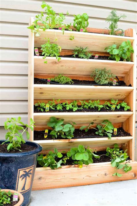 DIY Vertical Garden with Drip Watering System - Houseful of Handmade