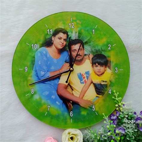 Acrylic Round Clock | Queen Butterfly
