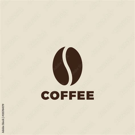 Coffee Bean Vector Logo