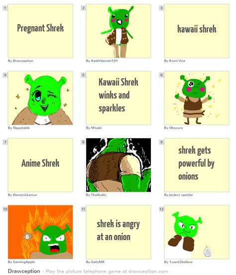 Pregnant Shrek - Drawception