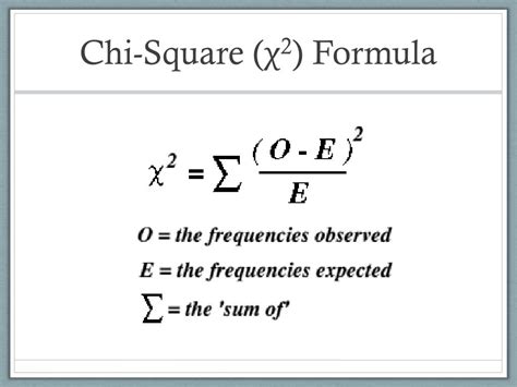 How To Find Expected Frequency Chi Square