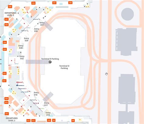 DFW Airport Terminal B Map