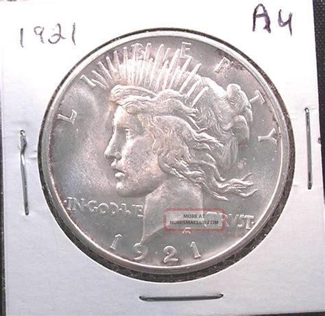 1921 Peace Dollar Silver