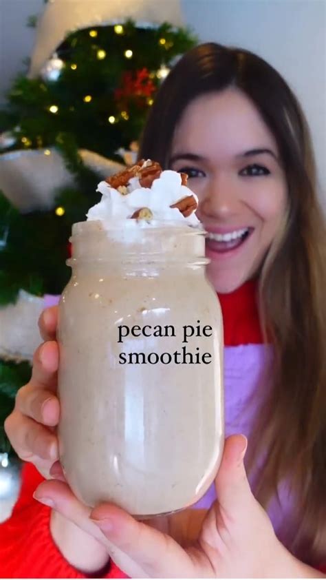 Vegan Pecan Pie Smoothie | Yummy smoothie recipes, Vegan smoothie recipes, Vegan pecan