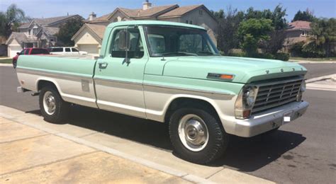 1967 FORD F250 CUSTOM CAB LONG BED 8cyl 352cid/208hp - Classic Ford F-250 1967 for sale