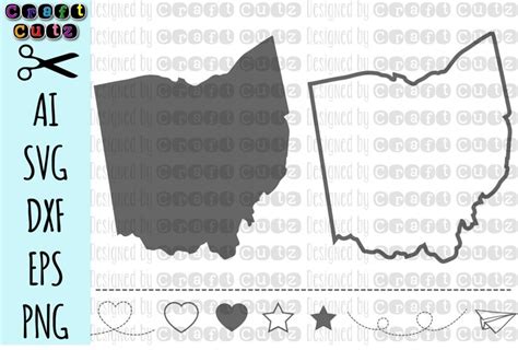 OHIO svg, State svg Files, Ohio Vector, United States svg,