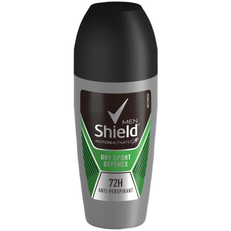 Shield Men Antiperspirant Roll-On Deodorant Dry Sport Defence 50ml - Clicks