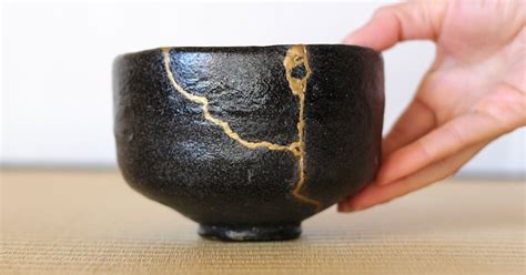 Kintsugi, a Centuries-Old Japanese Method of Repairing Pottery with Gold