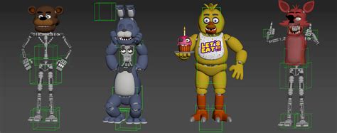 [Blender/FNAF] UFMP Anniversary Models 2.9 ports by RazvanAndrei123 on DeviantArt