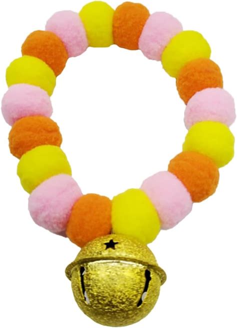 Amazon.com : leconpet Pom Pom Dog Collar Elastic Cat Collar Decorative Plush Ball Puppy Necklace ...