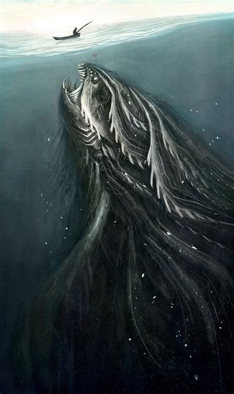 Leviathan by ~funkychinaman on deviantART | Mythical creatures, Dark fantasy art, Sea monster art