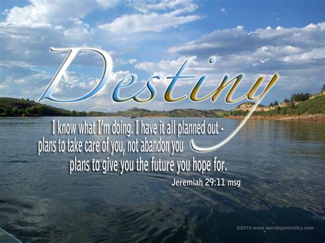 Destiny Jer 29 11 - Worship Ministry