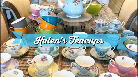 My Teacup Collection - YouTube