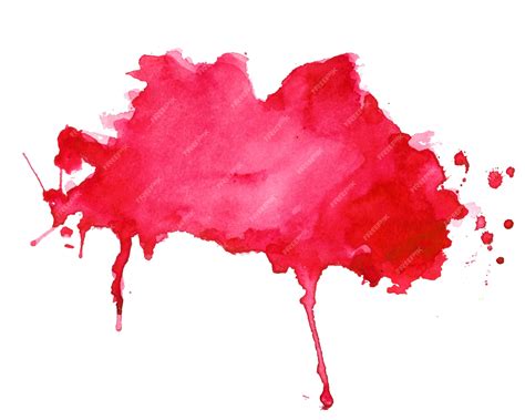 Free Vector | Abstract red watercolor splash texture background design