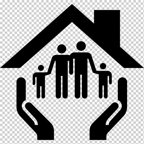 House with hand illustration, Housing Emergency shelter Homeless ...