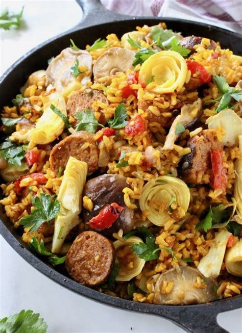 Vegan Paella Recipe • Veggie Society