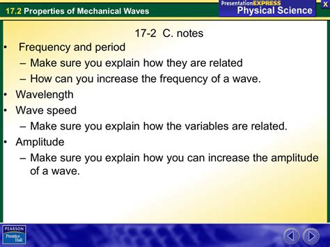 17.2 Properties of Mechanical Waves