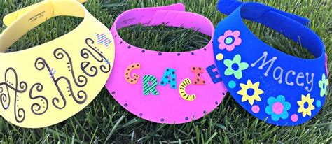 Make Your Own Field Day Visors | Cute kids crafts, Crafts for kids, Crafts